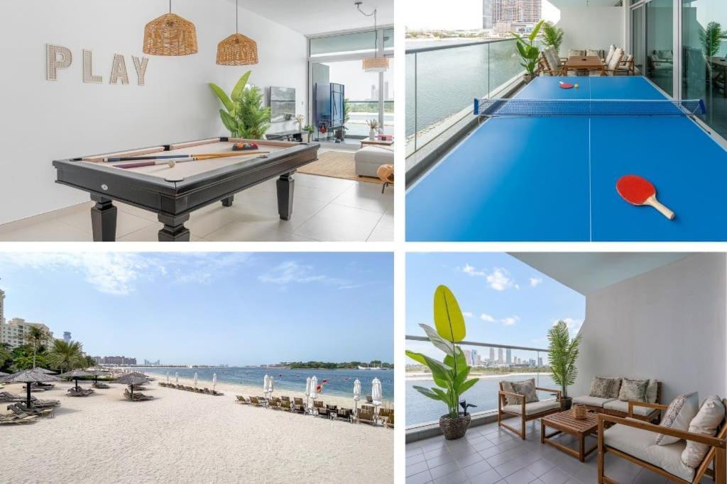 Luxury Palm With Billiard, Pingpong Table And Beach For 4 Apartamento Dubai Exterior foto